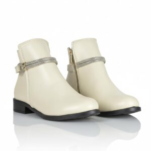 بوت جلد مسطح بطول الكاحل - G-24