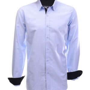 قميص اوكسفورد كاجوال بقصة عادية واكمام طويلة للرجال من كامالو