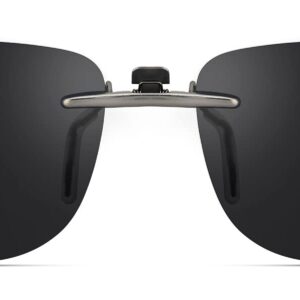 نظارة شمس طبية بعدسات مستقطبة ومشبك علوي ومقاس صغير غير قابل للطي للرجال والنساء