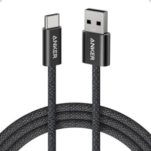 Anker Zolo USB to USB C Cable, Seamless CarPlay Connection, 3 FT Durable and Braided Type C Fast Charging Cable, Premium Look with Slim Connector, For iPhone 17/16 Series, Samsung S25/S24, Huawei