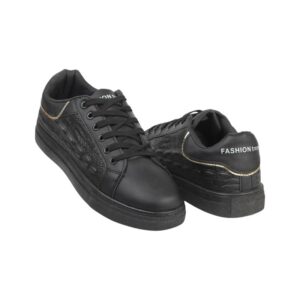 سنيكرز رجالى فلات جلد 879 اسود 43