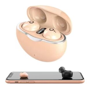 Skin-Tone Invisible Earbuds for Sleeping – Mini Bluetooth 5.3 Headphones, Noise Cancelling