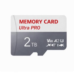 Memory Card Ultra PRO, 2TB, Micro A2 High Speed, 4K UHD Video, UHS-I for Smartphones, Cameras & Gaming