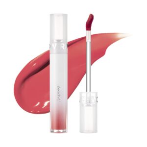 ملون شفاه كوري من ريفر جلو 03 - ملون شفاه كوري فاخر - ملون جل مائي شفاف - طبيعي - لون عالي يدوم طويلا - لمعان اضافي (ليتس جريب)