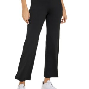 سروال بقصة ساق مستقيمة وخصر مرتفع وحزام خصر عريض للنساء من ستايلي