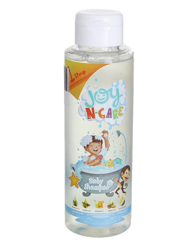 41vO-l7UbGL شامبو أطفال مع زيوت شعر طبيعية من جوي ان كير - 450 مل، شفاف