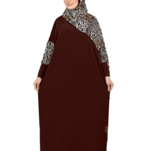 اسدال الخامة رويال كريب نصف الصدر 60 سم المقاس فري سايز يلبس 95 كيلو للنساء GS-511-10720-Parent