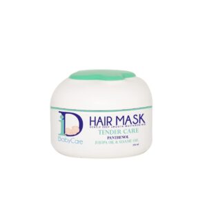 قناع من آي دي بيبي كير لجميع أنواع شعر الأطفال، 250 مل، مرطب ومغذي للشعر يحتوي على زبدة الشيا و البيوتين و البانثينول و الجليسرين