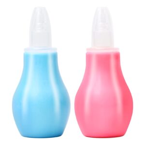 أداة لتنظيف أنف الأطفال من دوريوم من قطعتين، أداة تنظيف أنف الطفل للعناية، تخفف الاحتقان وممرات الأنف المسدودة، أداة تنظيف آمنة من السيليكون للأطفال حديثي الولادة