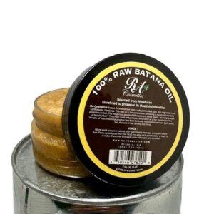 ار اي كوزماتيكس زيت باتانا لنمو الشعر - معجون زيت باتانا الخام بنسبة 100% من هندوراس غير مكرر ومعصور على البارد، يدعم الشعر الكثيف والاقوى والصحي، يغذي ويرطب فروة الراس - 2 اونصة