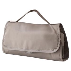 شنط ادوات الزينة للسفر - شنطة ادوات العناية الشخصية | منظم شنطة محمول مقاوم للماء وقابل للتعليق للرحلات الصباحية والسكن والفندق والتزيين للنساء والفتيات والمنزل