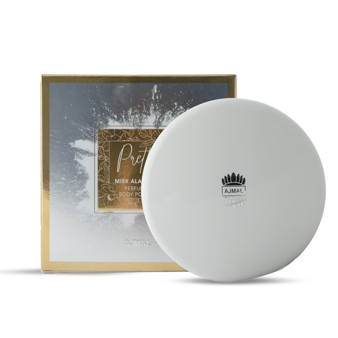 513p3ke21AL بودرة معطرة للجسم للنساء بريتي مسك العروسة من اجمل، 75 جم
