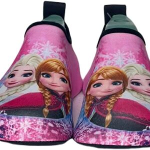 حذاء مائي للأطفال، شرابات شاطئ للأولاد والبنات ملائمة للسباحة سريعة الجفاف ومضادة للانزلاق بألوان متعددة مع رسومات كرتونية