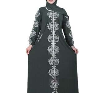 اسدال رؤية الخامة فيزون بنصف محيط صدر 60CM المقاس فري سايز يلبس لحد 95 كيلو للنساء GAMAL SONS FOR ABAYA GS-736ParentSaller
