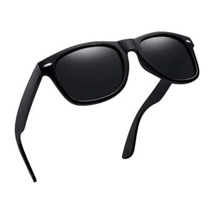 ارابيست نظارات شمسية مستقطبة للرجال والنساء كلاسيكية مربعة الشكل رياضية لون اسود رملي رمادي