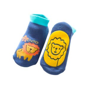 شراب أطفال من القطن مانعة للانزلاق للأولاد والبنات، مناسبة للأطفال بعمر 0 حتى 12 شهراً