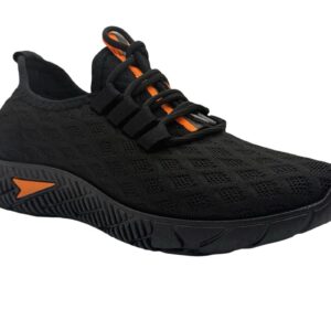 حذاء رياضي للجري للرجال من فينيتو 216140-2361400200-42 - حذاء رياضي خفيف الوزن وجيد التهوية مقاس 42 - اسود وبرتقالي