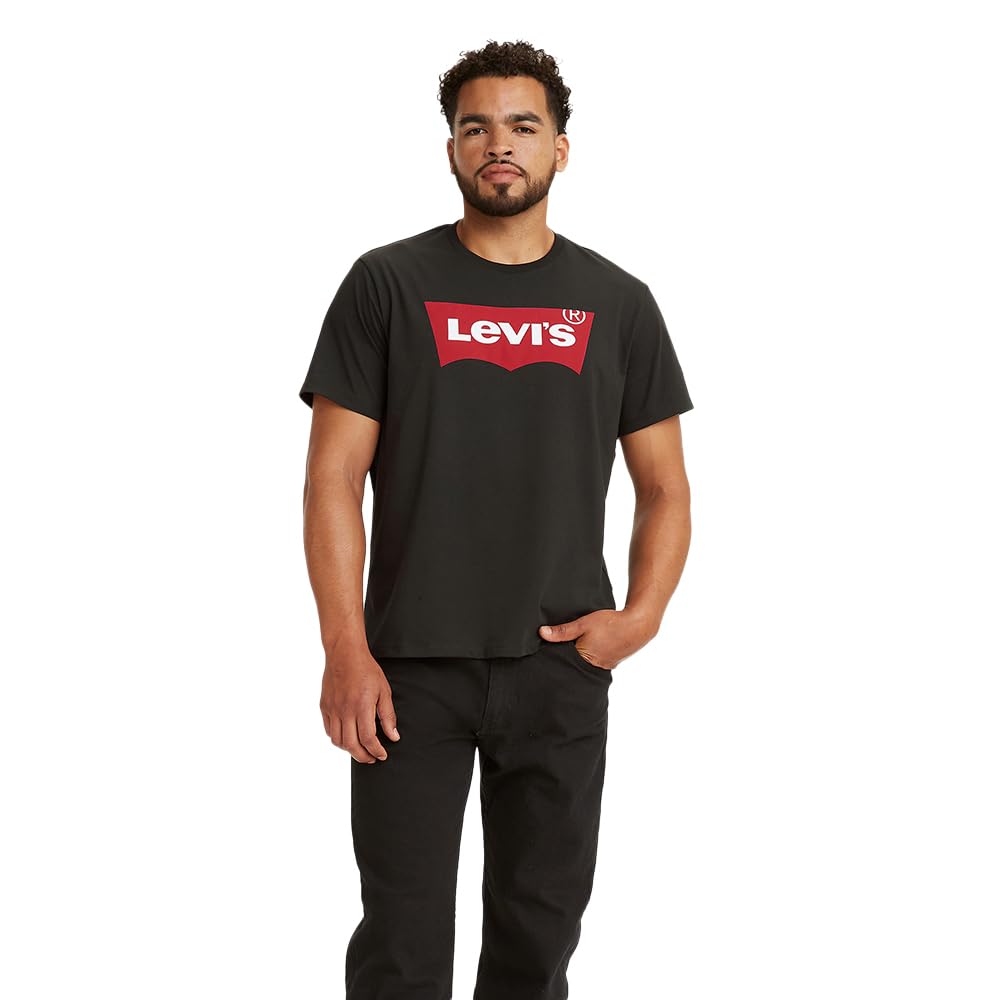 51AIyDSwhQL Levi's Mens Crew Neck Classic Bat Wing Logo Shirt T-shirt (pack of 1)