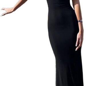 فستان طويل بودي كون ماكسي للنساء من واي 2 كيه، بحمالات رفيعة وقصة ضيقة، صيفي كاجوال كامي رسمي