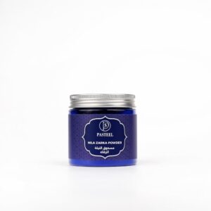 Pasteel مسحوق النيلة الزرقاء للعناية بالبشرة، بودرة نيلا زاركا طبيعية، 100 غرام
