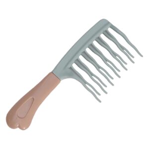 مشط للشعر المجعد، مشط شعر مزدوج الطبقات | اداة حلاقة مريحة سهلة الانزلاق، اداة تصفيف مضادة للكهرباء الساكنة، مستلزمات العناية الشخصية للفتيات والنساء للسفر والاستخدام اليومي المنزلي