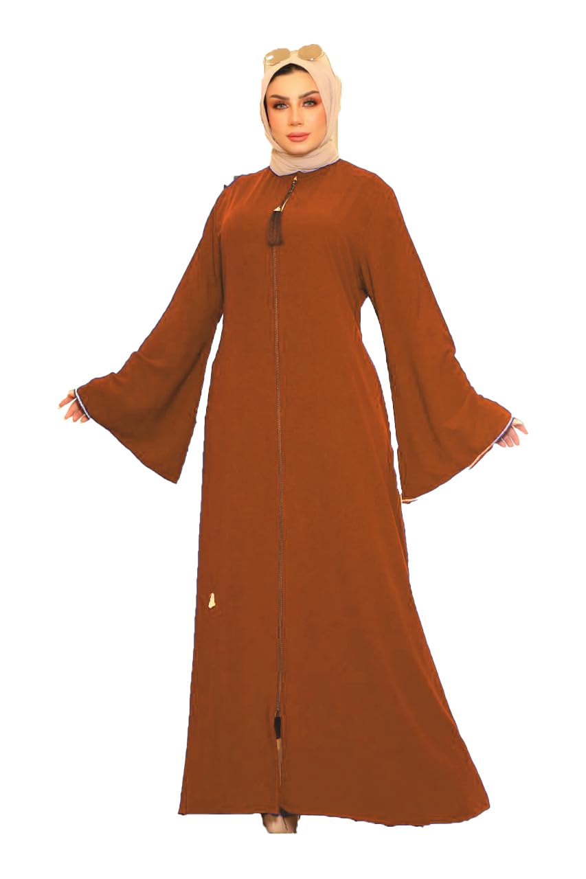 51DoR-k3UML عبايه الخامة كريب اكمام واسعه المقاسات من XL الي XXXXL تلبيس من 70 حتي 100 كيلو GAMAL SONS FOR ABAYA GS-104-32088-Parent