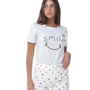 KIWI Womens Smile Pajama Set (pack of 1)