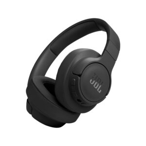 JBL Tune 770NC Adaptive Noise Cancelling Wireless Over-Ear Headphones, Pure Bass Sound, Smart Ambient, Bluetooth 5.3, Le Audio, VoiceAware, 70H Battery, Multi-Point Connect - Black, JBLT770NCBLK