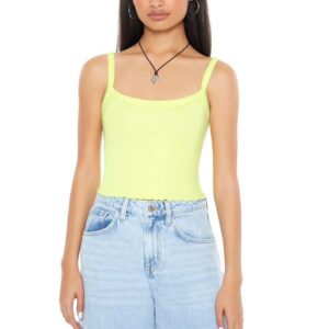 بلوزة منسوجة بحمالات رفيعة للنساء من فورايفر 21