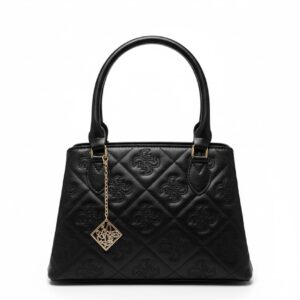 شنطة يد جلد مع ميدالية تتميز بنمط إسلامي للنساء