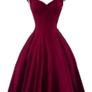 فستان مناسبات للنساء بلون نبيذي