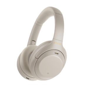 Sony Wh-1000Xm4 Wireless Noise Cancelling Bluetooth Over-Ear Headphones With Speak To Chat Function And Mic For Phone Call, Silver Universal