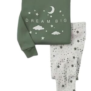 بيجامة شتوي ميلتون للنساء بيج سايز لون زيتي