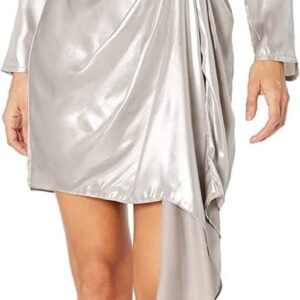 فستان نسائى قصير جلد