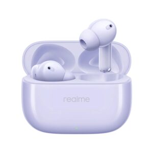 realme Buds T310 with 12.4mm Driver, 30dB ANC, 360 Spatial Audio and 40 Hours Playback Bluetooth Headset (True Wireless) (Monet Purple)