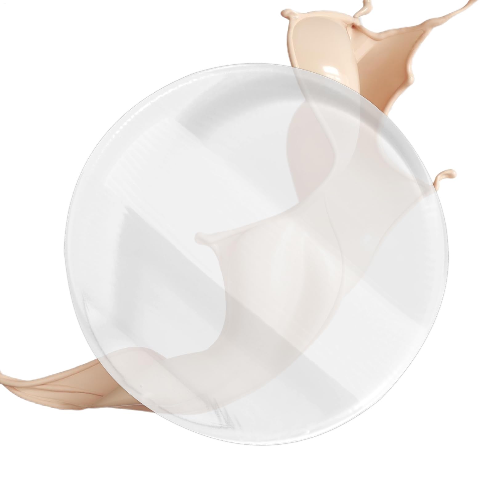 51KV4KAMzpL موزع لوشن - وسادة وضع الكريم، اداة وضع المكياج من السيليكون، لصديقات النساء وفرك الجسم والقدمين والوجه والساق والقدمين والاستحمام