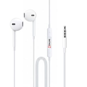 ONTIME In-ear Headphones with Mic, 3.5mm Wired Earphones Noise Isolating Stereo Sound سماعات أذن سلكية Compatible with iPhone, iPad, Android Smartphones, MacBook, and Gaming Devices