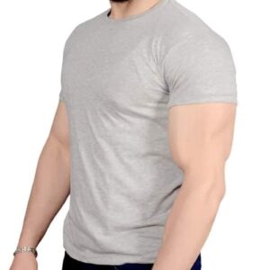 تي شيرت رجالي باكمام طويلة ورقبة دائرية ضيقة