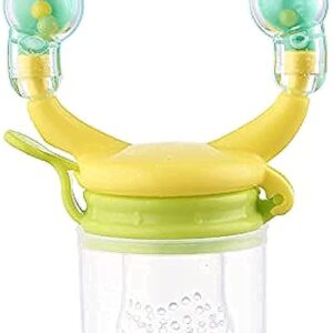 ماصة فواكه وخضراوات وشخشيخة 2 في 1 للاطفال جويفول من ليتل فيش - متعددة الالوان