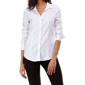 قميص بياقة شكل حرف Y للنساء من برفت