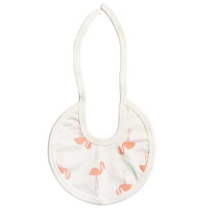 بافتة قطن بطبعة فلامنجو للبنات من جوكي ام ام - لون أبيض