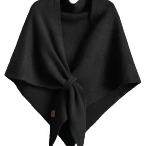 شال شتوي محبوك للنساء، كارديجان، عباءة، صوف، باشمينا، كتف، سترة، شال، وشاح 2025