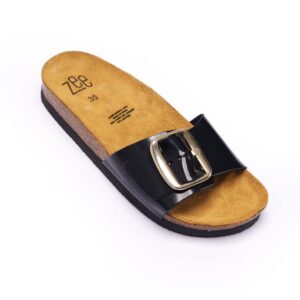 صندل مسطح ابرازو للنساء من زي