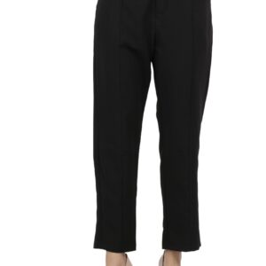 سروال طويل للنساء من ميكا، مقاس 2 اكس لارج 2XL، لون أسود، MLF011022Q303