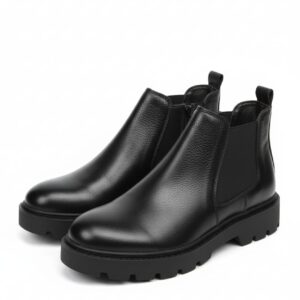 هاف بوت من الجلد الطبيعي نعل بروتان خفيف - للرجال