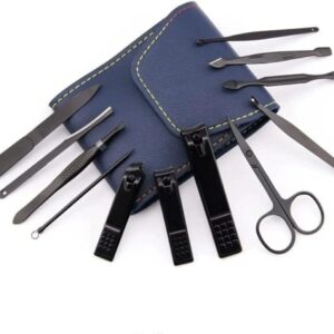 مجموعة مانيكير وباديكير 12 في 1 للعناية الكاملة باليدين والقدمين والوجه