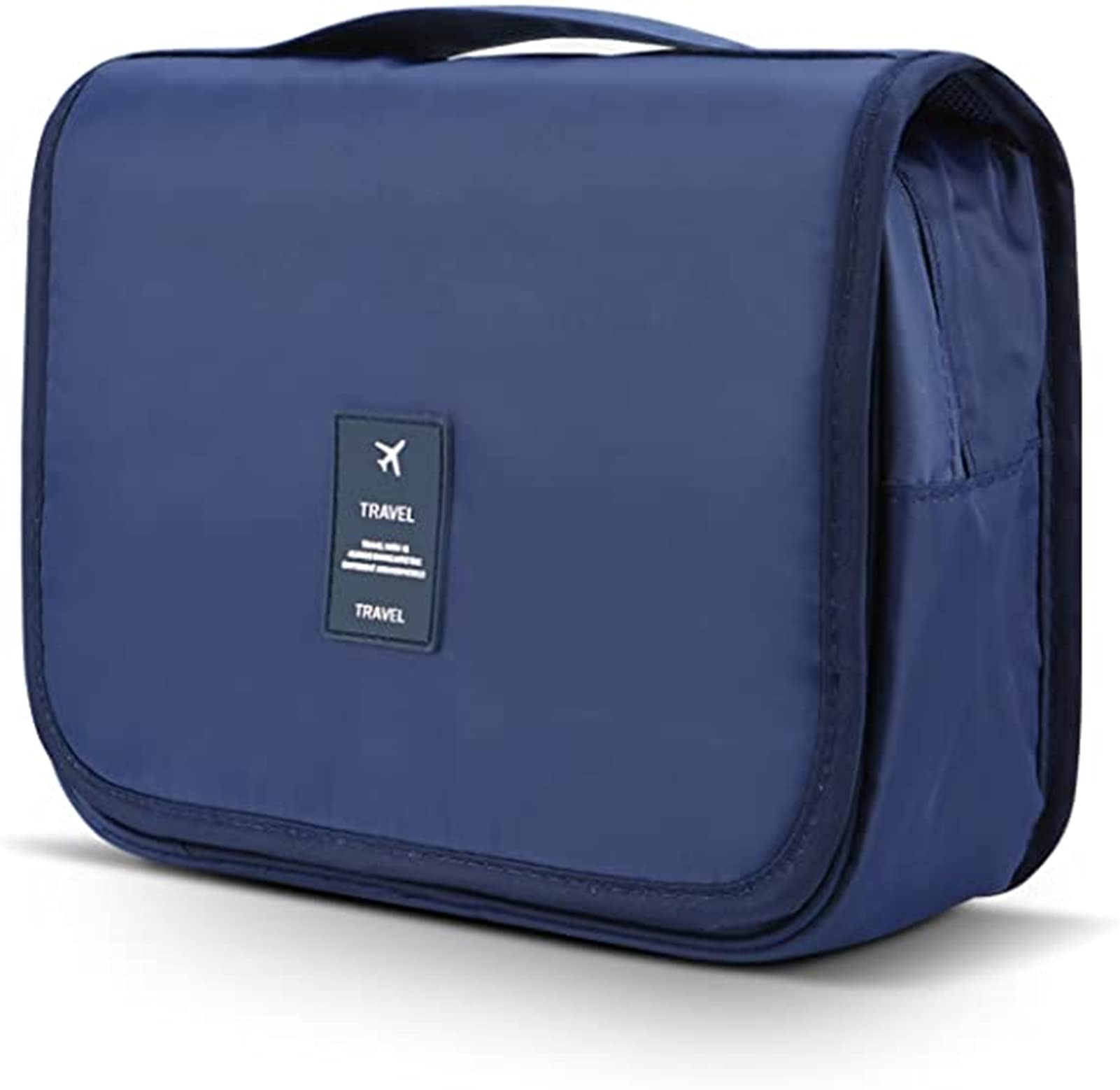 51UDjV46QmS شنطة ذات سعة كبيرة للاحتفاظ بادوات العناية الشخصية والمكياج اثناء السفر، مناسبة للرجال والنساء, سي، البوليستر، متعدد الألوان