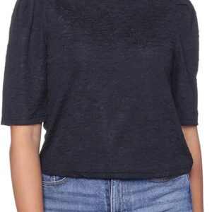 بلوزة ايلي باكمام منفوخة 2/4 للنساء من جيه دي واي