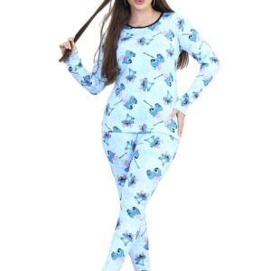 دفاه نسائية ، بيجامة نسائية استتش كامل مبطن من جوه طقم بيتي مقاس واحد تبيس ل85ك