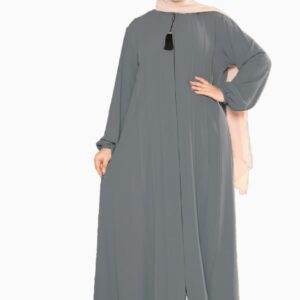 عبايه خروج كريب فيرونا موديل 125 للنساء من GAMAL SONS FOR ABAYA